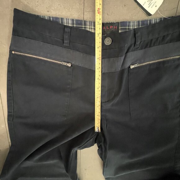 Ralph Lauren Navy Blue Woman's Cotton Pants-Sz.10-New with tags - Picture 9 of 10